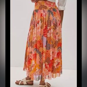 Farm Rio High Waisted Maxi Skirt Size M